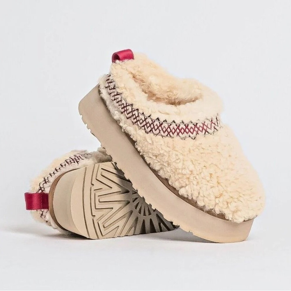 Uggs Tazz Slipper Heritage Braid Natural Women’s 1143976-NAT - Picture 2 of 4